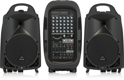 Behringer Europort PPA2000BT Ultra Compact 2000W 8 Channel Portable PA System