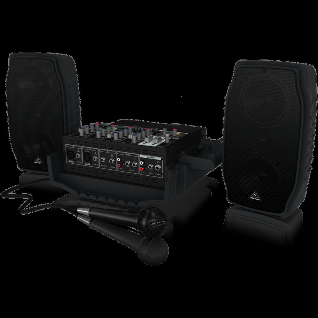 Behringer Europort PPA200 Ultra Compact 200W 5 Channel Powered Mixer