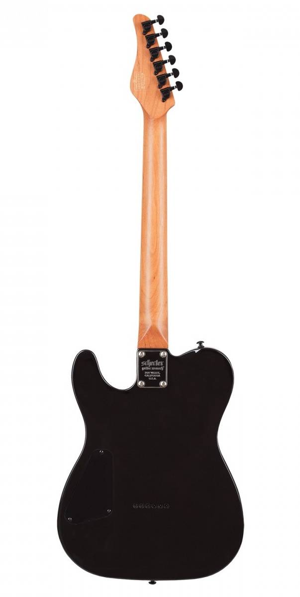 Schecter PT Standard Electric Guitar in Black Fade Burst Burl