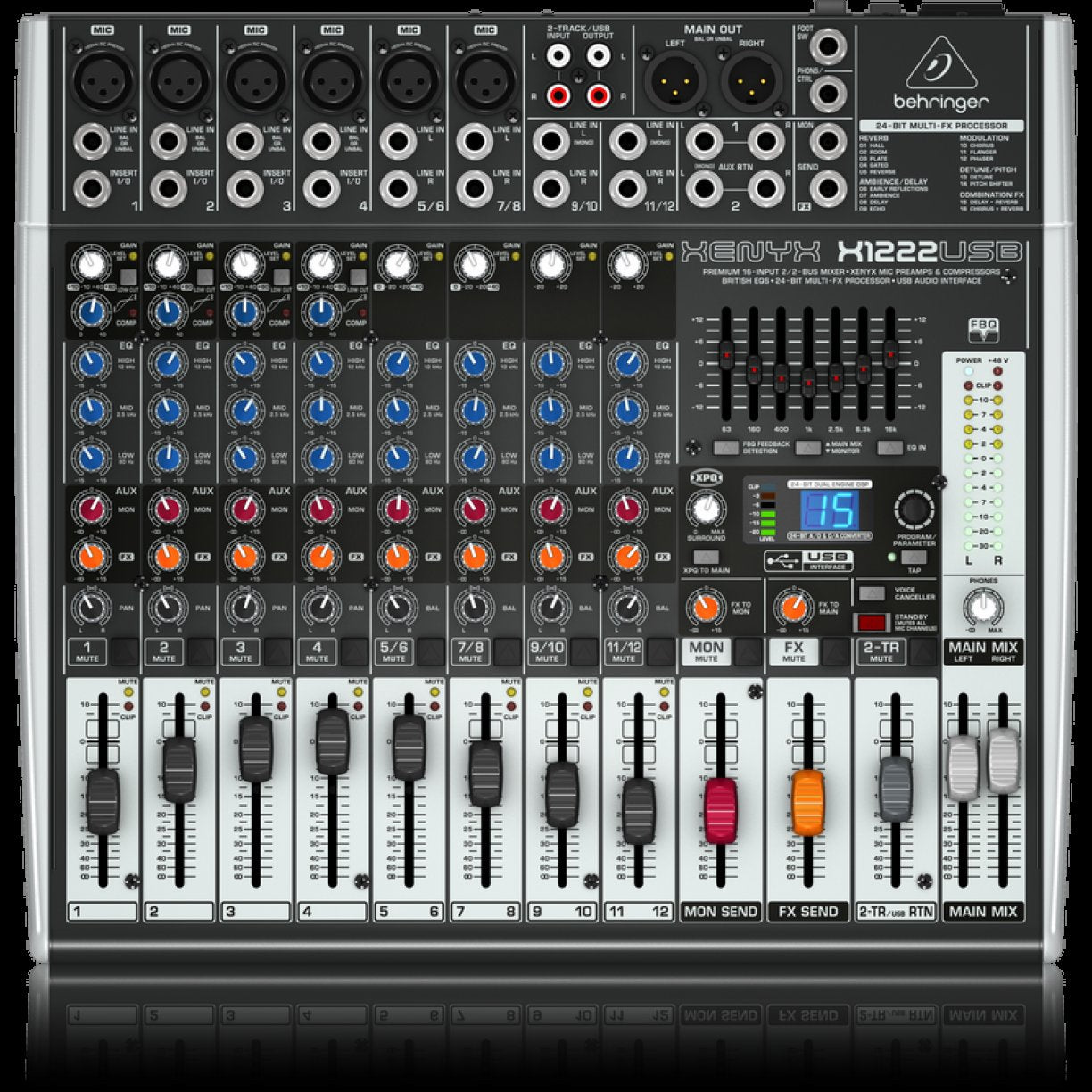 Behringer Xenyx X1222USB Mixer
